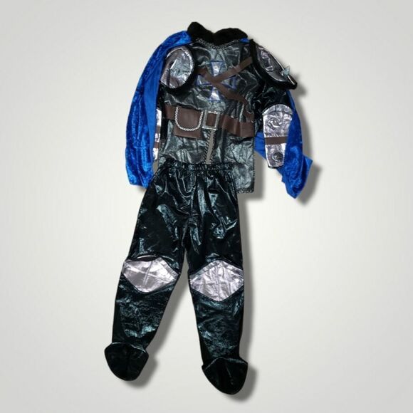 teetot & costume Youth medieval times blue costume M 7 8 - Picture 3 of 4